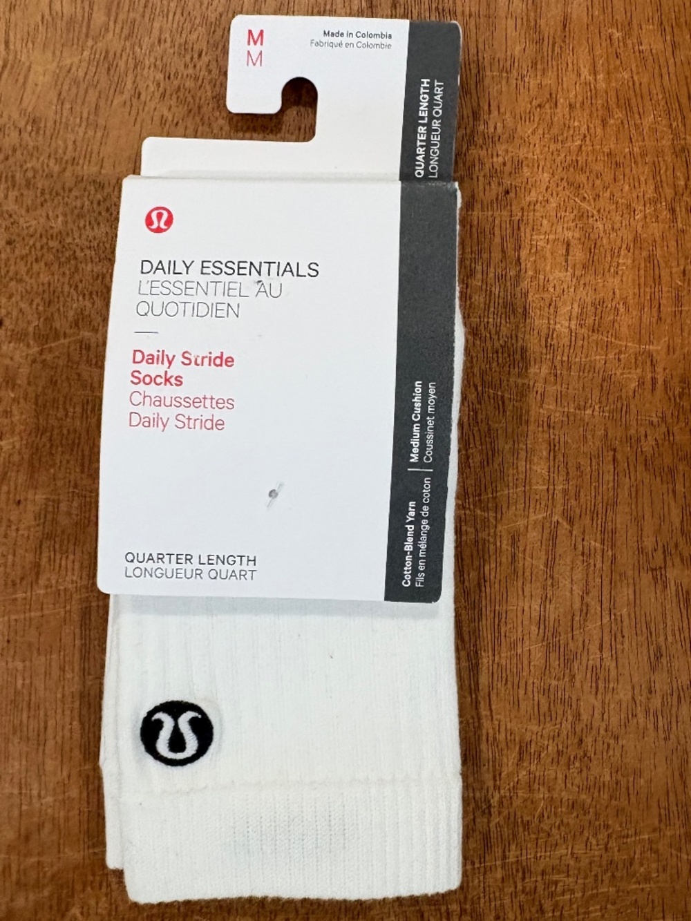 Lululemon Daily essential Stride socks
